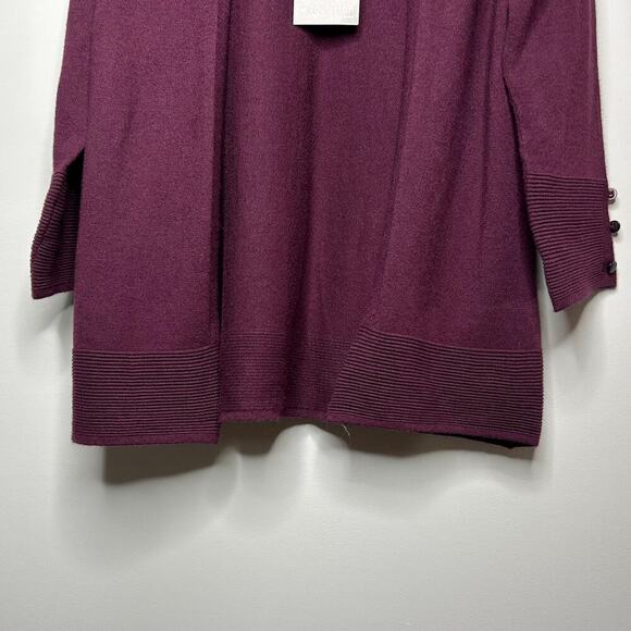 NWT Evolution Open Cardigan Sweater Size S 3/4 Sleeves Stitch Fix - Picture 3 of 10